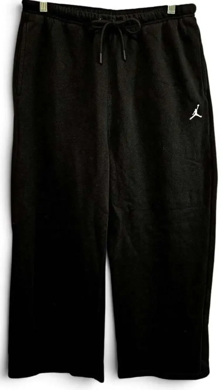 Jordan Jumpman Black Fleece Drawstring Sweatpants